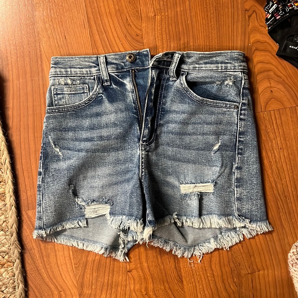 High waisted, jean shorts, size small, never worn